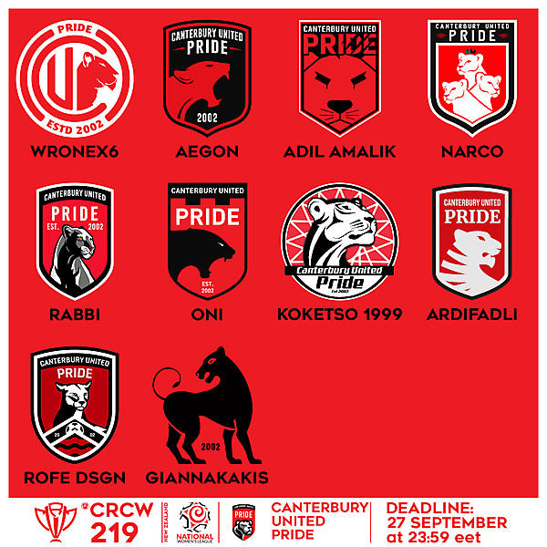 CRCW 219 VOTING - CANTERBURY UNITED PRIDE