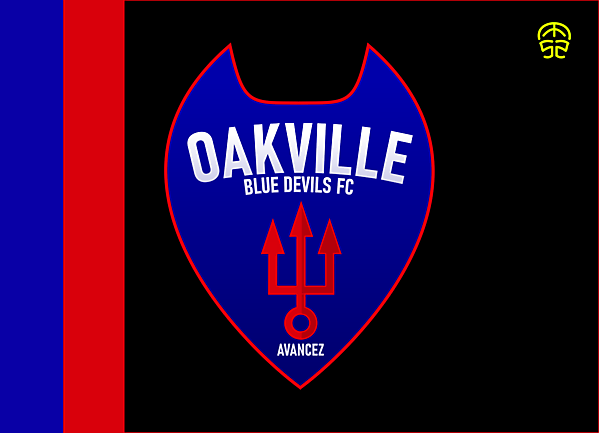 OAKVILLE BLUE DEVILS FC CREST