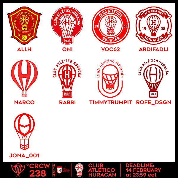 CRCW 238 VOTING - CLUB ATLÉTICO HURACÁN