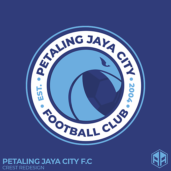 Petaling Jaya City F.C crest redesign