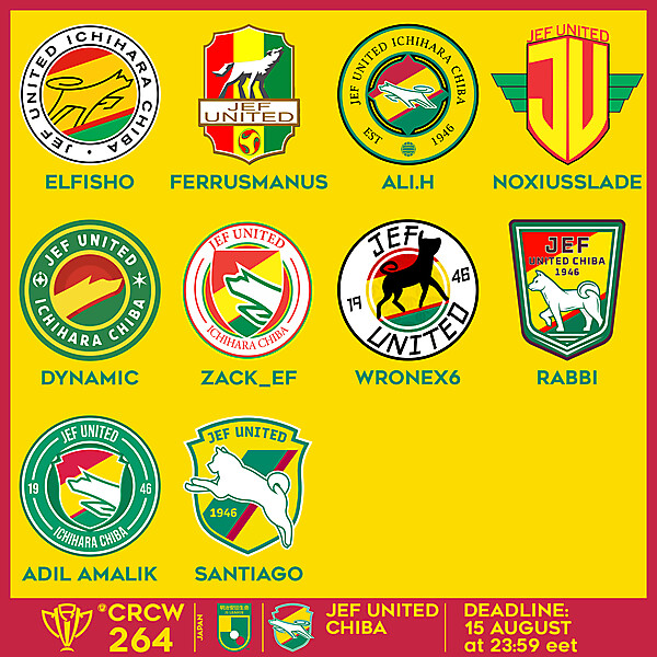 CRCW 264 - VOTING - JEF UNITED CHIBA