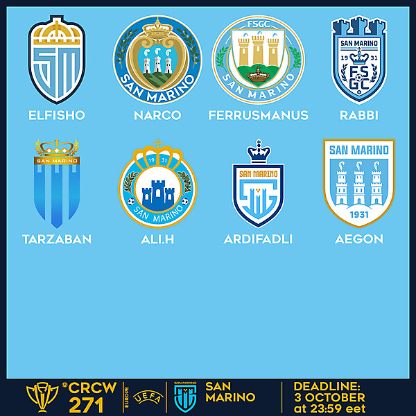CRCW 271 - VOTING - SAN MARINO