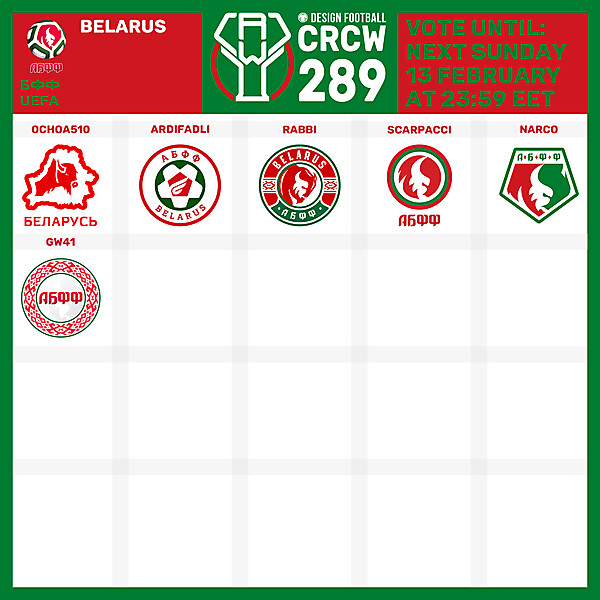 CRCW 289 - VOTING PHASE - BELARUS