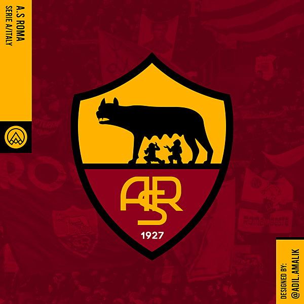 A.S Roma crest redesign