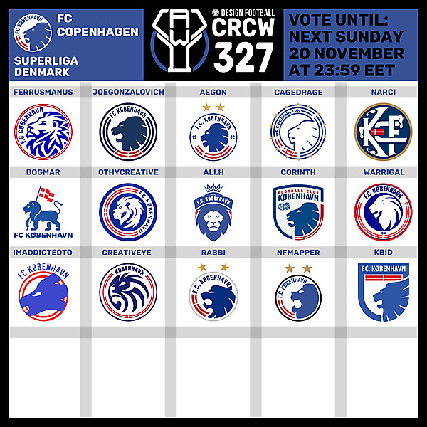 CRCW 327 - VOTING PHASE - FC COPENHAGEN