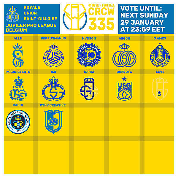 CRCW 335 - VOTING PHASE - ROYALE UNION SAINT-GILLOISE