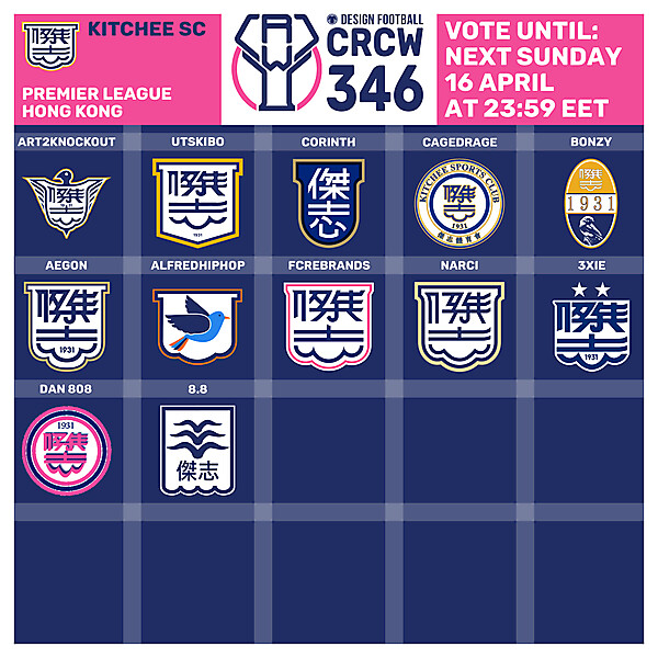 CRCW 346 - VOTING PHASE - KITCHEE SC