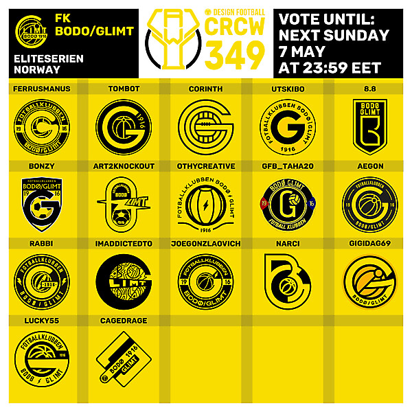 CRCW 349 - VOTING PHASE - FK BODO/GLIMT