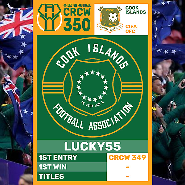 CRCW 350 - ANNIVERSARY EDITION - COOK ISLANDS - LUCKY55