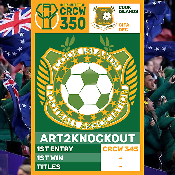CRCW 350 - ANNIVERSARY EDITION - COOK ISLANDS - ART2KNOCKOUT
