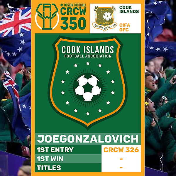 CRCW 350 - ANNIVERSARY EDITION - COOK ISLANDS - JOEGONZALOVICH