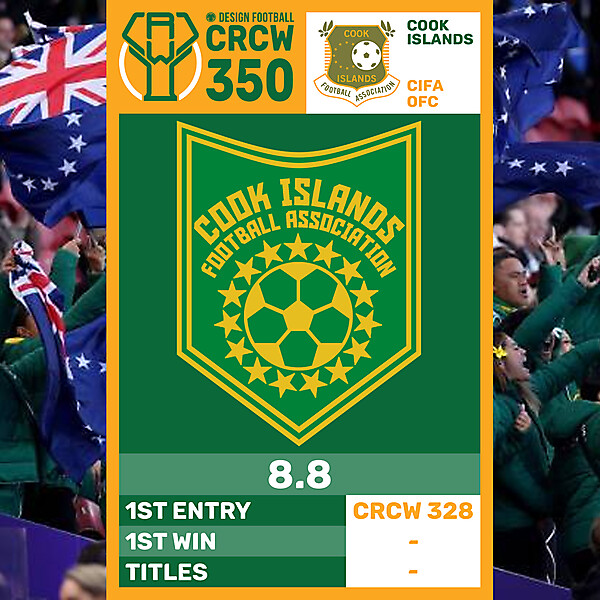 CRCW 350 - ANNIVERSARY EDITION - COOK ISLANDS - 8.8