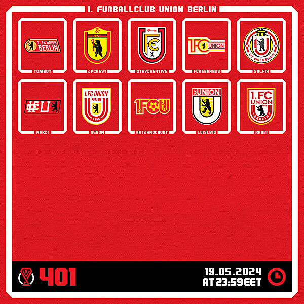 CRCW 401 - VOTING PHASE - 1.FC UNION BERLIN