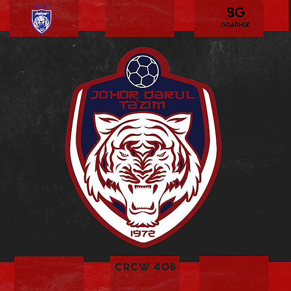 Jahor Darul Ta'zim Crest Redesign | CRCW 406
