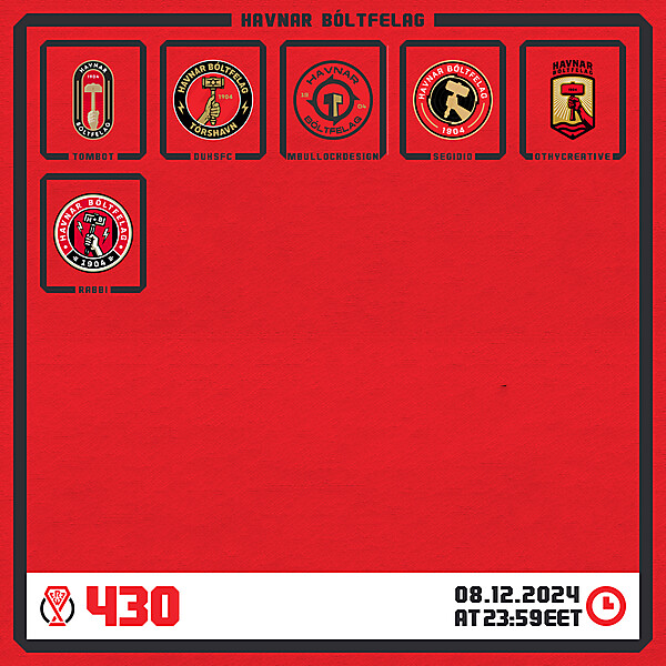 CRCW 430 - VOTING PHASE - HAVNAR BÓLTFELAG