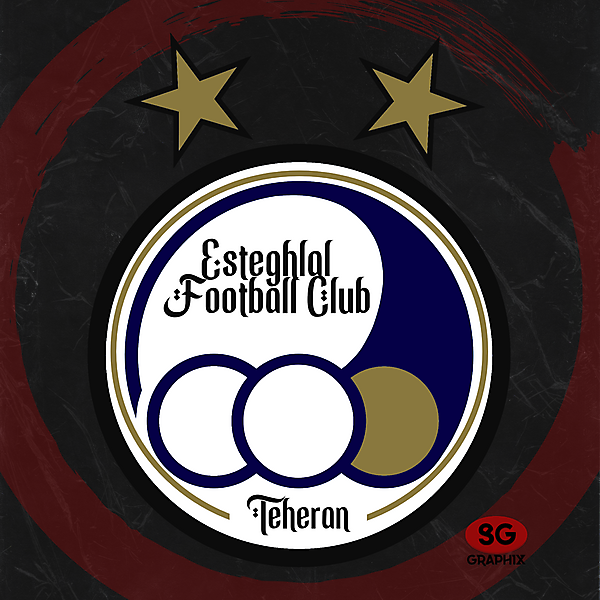 Esteghlal Football Club TeheranCrest Redesign | CRCW 433
