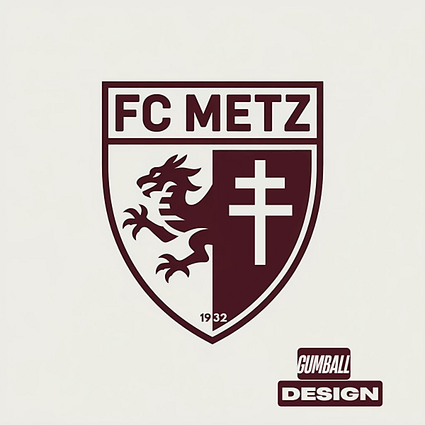 FC Metz logo redesign rebrand 