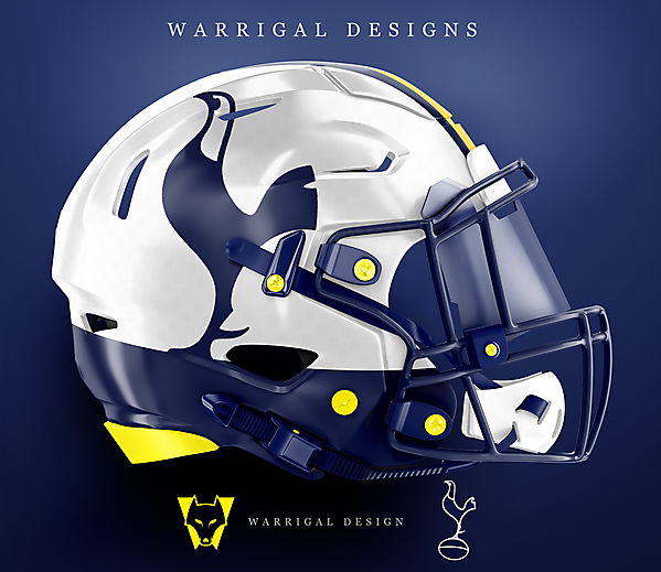 Tottenham Hotspur NFL helmet concept