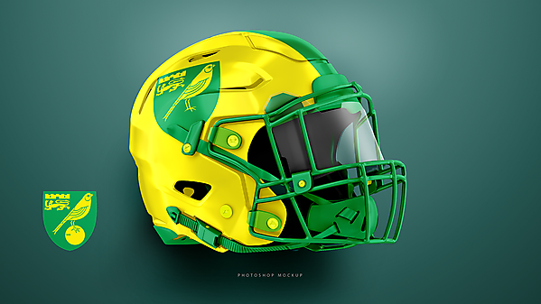 Norwich City - NFL helmet