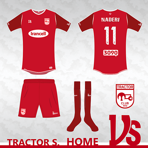 Tractor Sazi FC - Home kit with Versus
