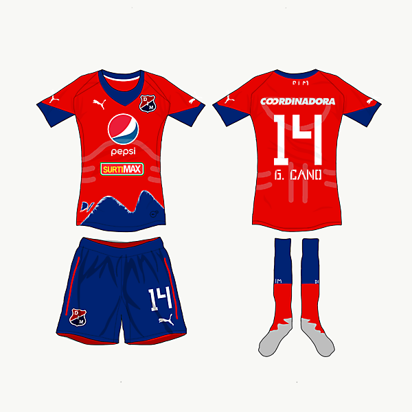 Deportivo Independiente Medellin Home Kit - {Matchday 5}