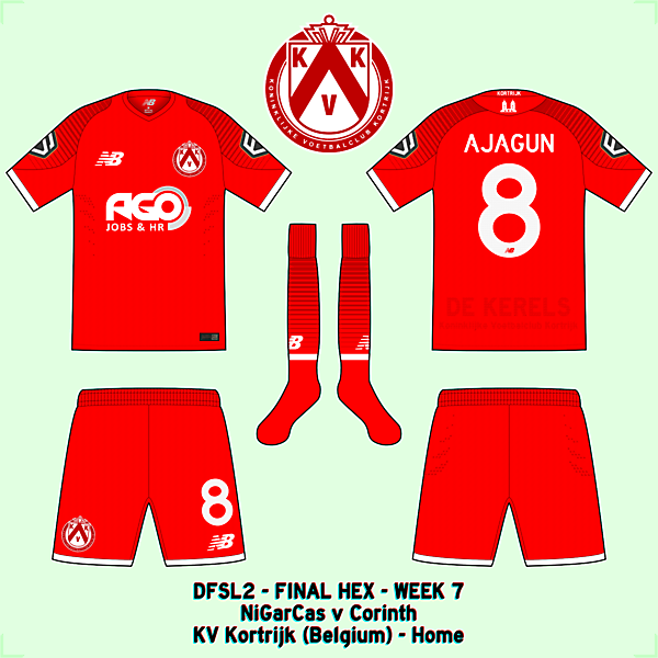 KV Kortrijk - Home kit