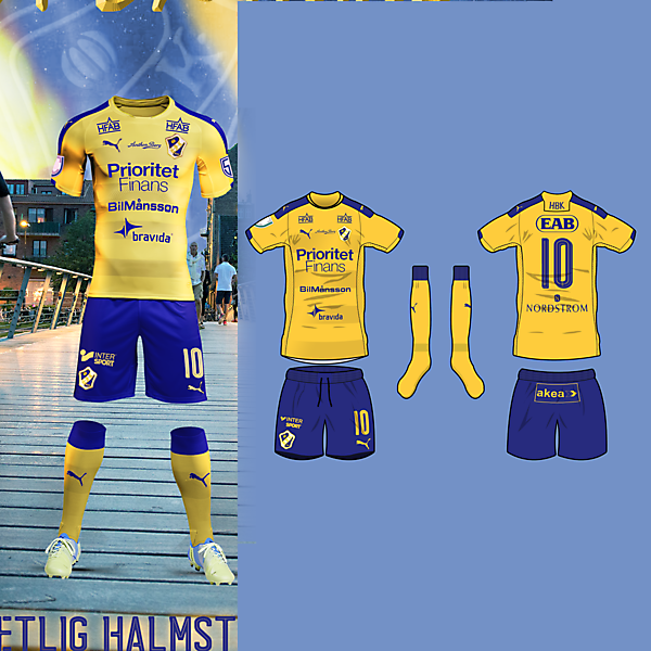 Halmstads BK away kit