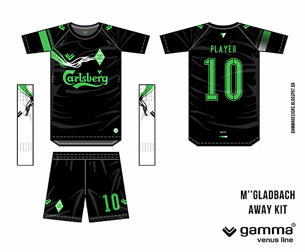 m''gladbach away kit