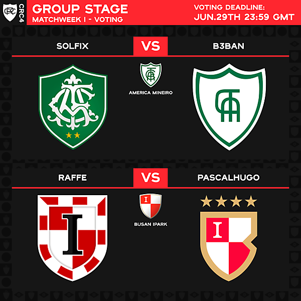 Group D - Matchweek 1 - Voting