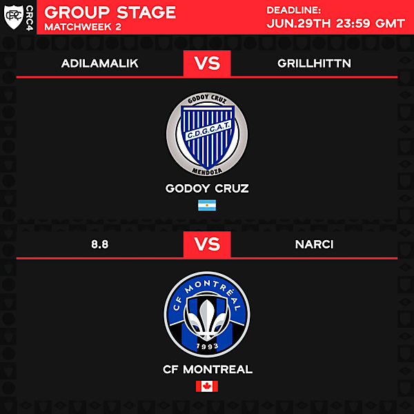 Group B - Matchweek 2