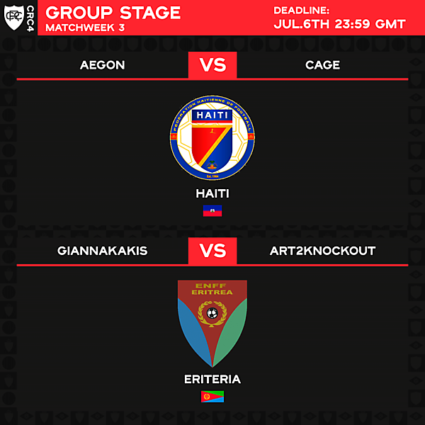 Group E - Matchweek 3