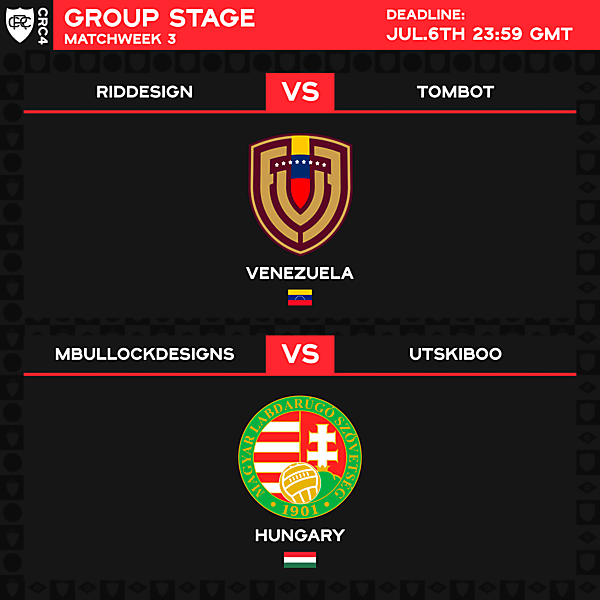 Group F - Matchweek 3