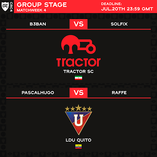 Group D - Matchweek 4
