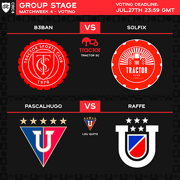 Group D - Matchweek 4 - Voting