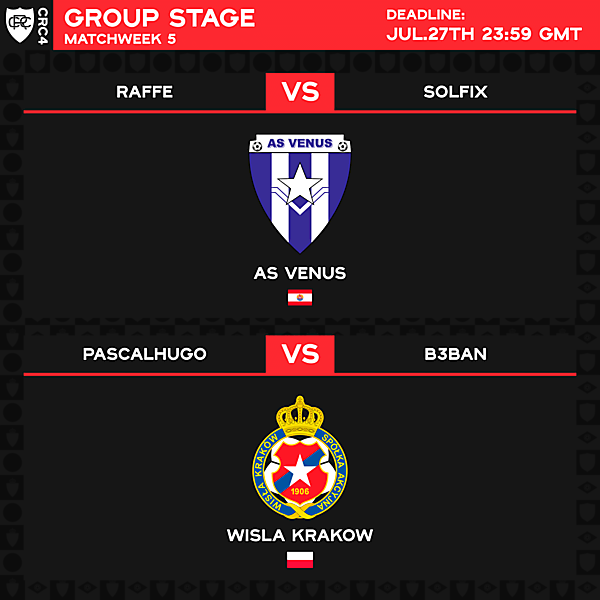 Group D - Matchweek 5