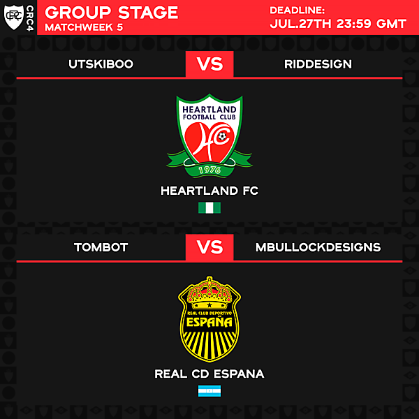 Group F - Matchweek 5