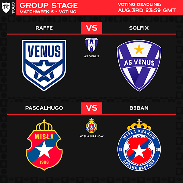 Group D - Matchweek 5 - Voting