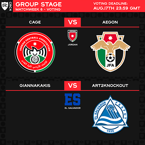 Group E - Matchweek 6 - Voting