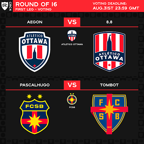 Round of 16 - 1st leg - Voting