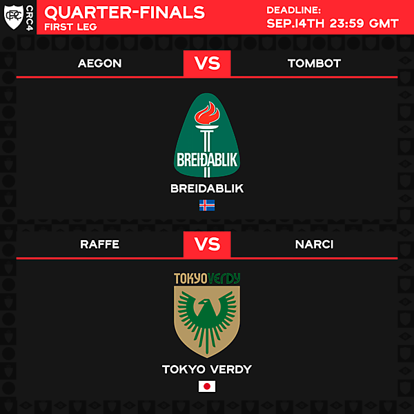 Quater-Finals - 1st Leg