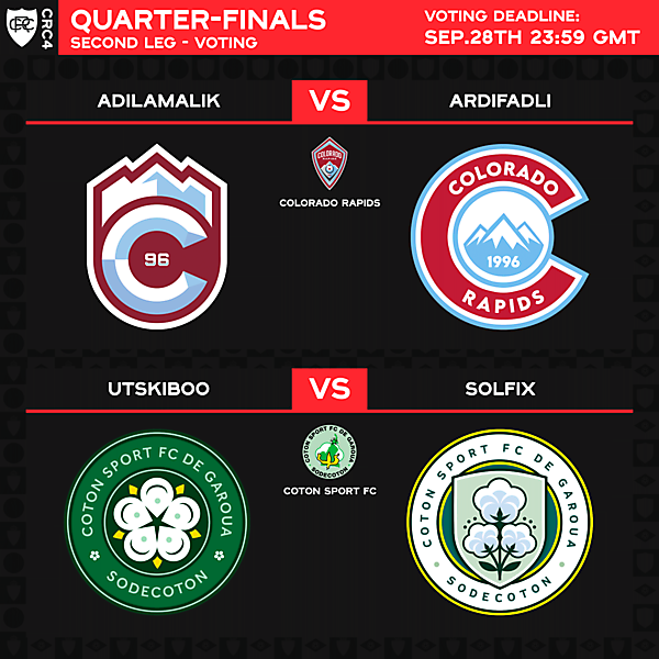 Quater-Finals - 2nd Leg - Voting