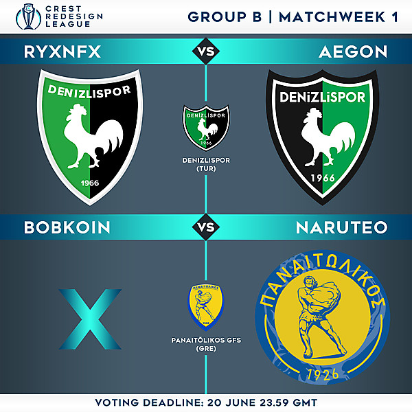 Group B - Matchweek 1 - Voting