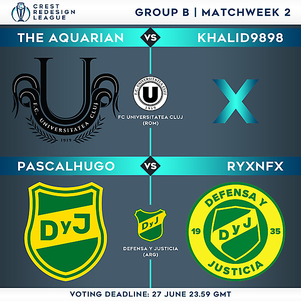 Group B - Matchweek 2 - Voting