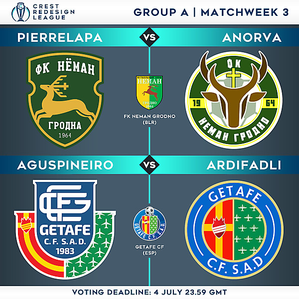 Group A - Matchweek 3 - Voting