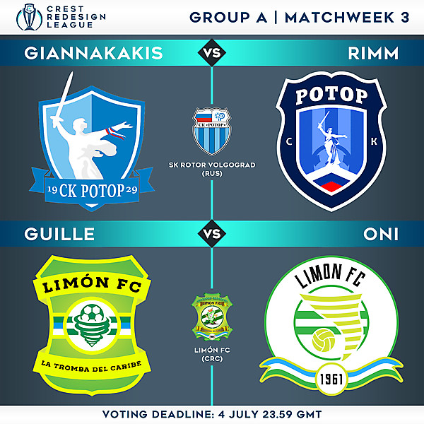 Group A - Matchweek 3 - Voting