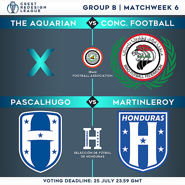 Group B - Matchweek 6 - Voting