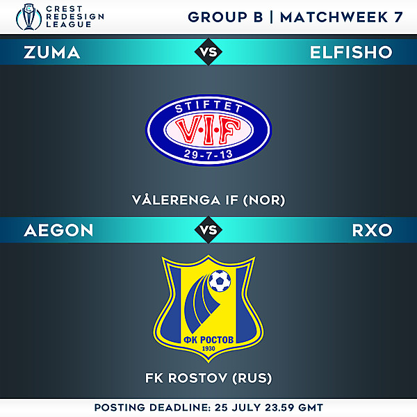 Group B - Matchweek 7