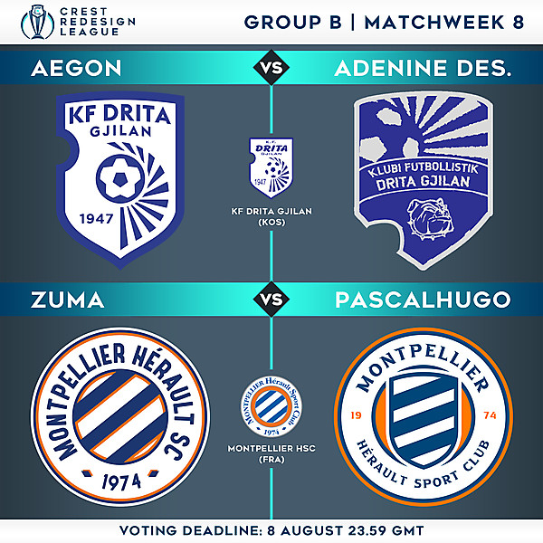 Group B - Matchweek 8 - Voting