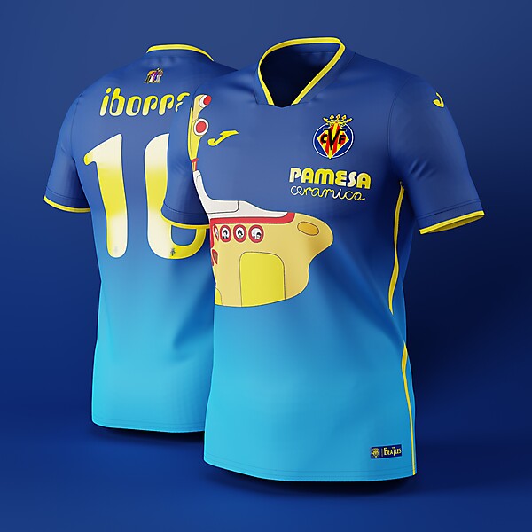 Villarreal × The Beatles | Yellow Submarine Away Shirt