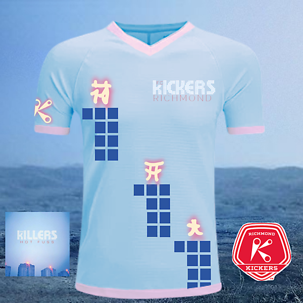 Richmond Kickers- The Killers Hot Fuss Album Cover